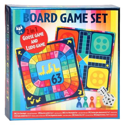 Wins Holland Kinderspel ludo/ganzenbord 2in1