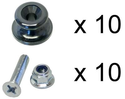 VALERYD ronde knop round button 10pcs. f. cover net