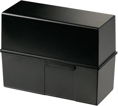 HAN HAN - Kartei - für A5 - Kapazität: 300 Karten 975-13 Kaartenbox Zwart Aantal kaarten (max.): 500 kaarten DIN A5 liggend