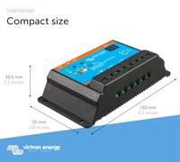 Victron Energy BlueSolar PWM-Light Charge Controller 12/24V-20A Laadregelaar voor zonne-energie PWM 12 V, 24 V 20 A - thumbnail