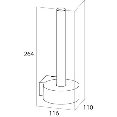 Tiger Reserve Toiletrolhouder Nomad Muur Rond Matzwart Tiger Reserve Toiletrolhouder Nomad Muur Rond Matzwart