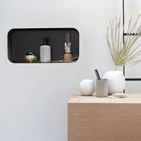 Wandkubus Sealskin Brix 50x24 cm Large Zwart - thumbnail