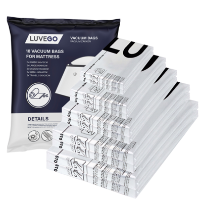 Luvego Vacuümzakken voor kleding en dekbedden - 10 Vacuüm opbergzakken diverse afmetingen