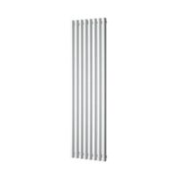 Plieger Designradiator Trento 1086 Watt Middenaansluiting 180x47 cm Zilver Metallic - thumbnail