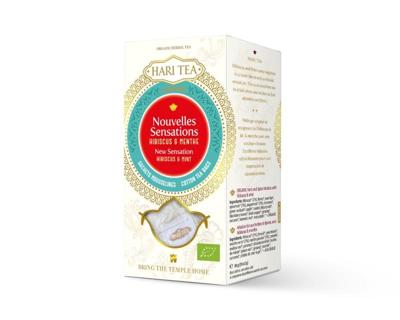 Hari Tea Hibiscus & mint new sensation bio 10 Stuks