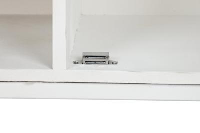 Tv-meubel DKD Home Decor Gouden Metaal Wit Mangohout 120 x 40 x 60 cm