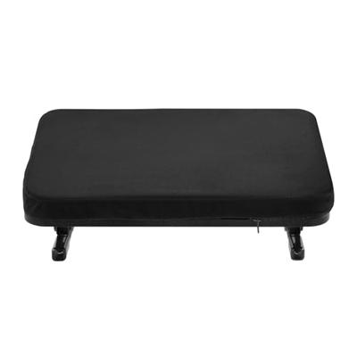 Maclean ergonomische voetensteun, beensteun, traploos instelbare hoek, afneembaar kussen, MC-460