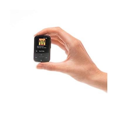SanDisk Clip Sport Go MP3-Speler 16 GB (Superlichte En Duurzame, Ingebouwde Fm-Radio, Led-Scherm, Batterij Tot 18 Uur, 2 Jaar Garantie) Red