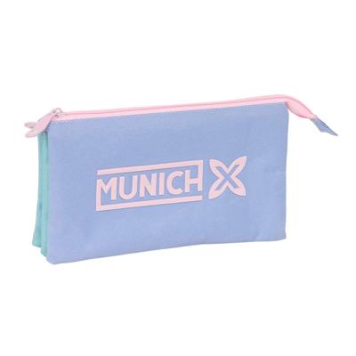 Alleshouder Munich Mellow Blauw Roze Hemelsblauw 22 x 12 x 3 cm