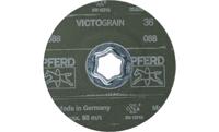 PFERD TOOLS 64111636 Combiclick fiberschijf Ø 115 mm Victograin 36 maximaal vermogen op staal Diameter 115 mm - thumbnail