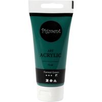 Creativ Company Acryl verf, semi-glanzend, dekkend, donkergroen, 75 ml/ 1 fles - thumbnail