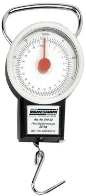 Brüder Mannesmann Handbagageweger 22 kg 1 meter (Hobby) - 819-22