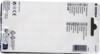 Etiket HERMA 1863 rond 12mm blauw 240stuks