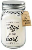 Geurkaars in glas - Altijd in mijn hart - thumbnail