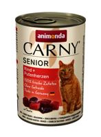 ANIMONDA Carny Senior Beef and turkey hearts - nat kattenvoer - 400g - thumbnail