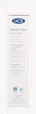 LaCie Rugged Mini drive 5TB USB 3.0 LaCie Rugged Mini drive 5TB USB 3.0