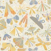 Dutch Wallcoverings Langtan - Flyga Yellow - Geel - thumbnail