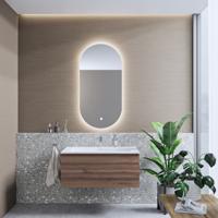 Badkamermeubelset BWS Anubis 70cm 1 Lade Sonama Brown Eiken Met Wastafel (Naar Keuze) - thumbnail