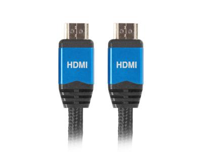 Lanberg CA-HDMI-20CU-0030-BL HDMI kabel 3 m HDMI Type A (Standaard) Zwart
