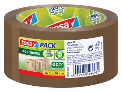 tesa ECO & STRONG 58154-00000-00 Pakband tesapack Bruin (l x b) 66 m x 50 mm 1 stuk(s)
