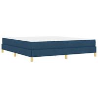 Boxspring bed Blauw en Bruin 180 x 200 cm - thumbnail