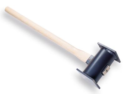 Atlas metalen sleg - vierkant ijzer model - met 90 cm steel