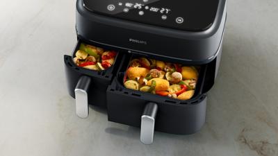 Airfryer Philips NA351/00 Zwart Zilverkleurig 2750 W 9 L