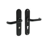 Intersteel Veiligheidsbeslag SKG3 Bern kruk/kruk PC72mm met kerntrekbeveiliging - mat zwart - thumbnail