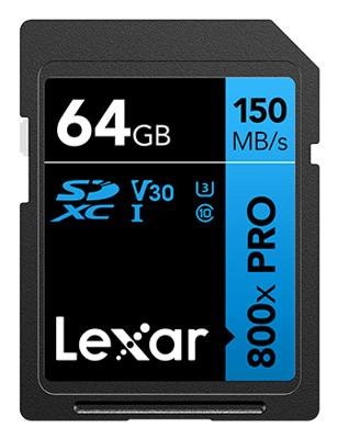 SD Geheugenkaart Lexar LSD0800P064G-BNNNG 64 GB