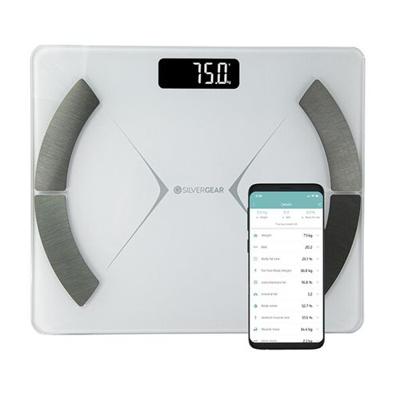 Silvergear Smart Personenweegschaal Wit