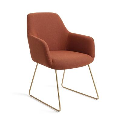 Jesper Home Eetkamerstoel 'Hiroo' Slide Gold, kleur Hearth Harmony