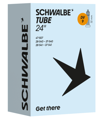 Binnenband Schwalbe DV 9 24" / 28-47-507/541mm - 32mm ventiel Binnenband Schwalbe DV 9 24" / 28-47-507/541mm - 32mm ventiel