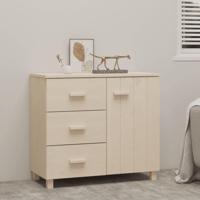 Dressoir 90x40x80 cm massief grenenhout honingbruin - thumbnail