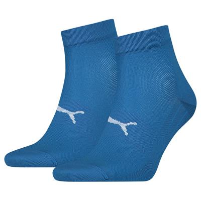 Puma Sport Quartersokken Light 2-pack Blauw-43/46