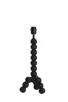 Light & Living Tafellamp 'Veglio' Mangohout, 40cm, kleur Mat Zwart (excl. kap) - thumbnail