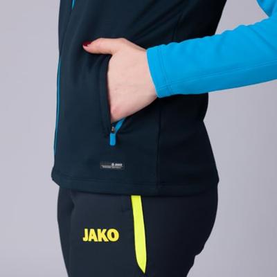 JAKO 6822 Jas Met Kap Performance - Marine/Jako Blauw - L