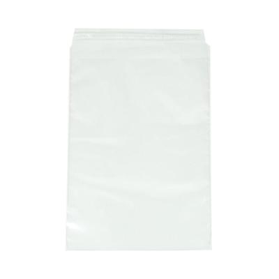 Plastic zakken met plakstrip (pe) 245 x 350 + 50 mm 50 micron