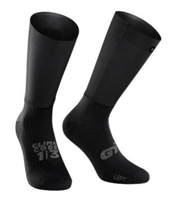 Assos GTO winter fietssokken zwart unisex 0