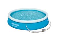 Bestway Opblaasbaar Zwembadring met Filter 366x76 cm Tuin 57274 - thumbnail