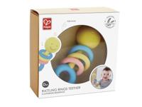 Hape rammelaar met bijtringen 14 cm - thumbnail