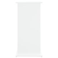 VidaXL Aquariumstandaard 81x36x73 cm bewerkt hout wit - thumbnail