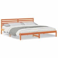Bedframe Wasbruin 180 x 220 cm Massief grenenhout - thumbnail