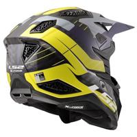 LS2 crosshelm "mx703 x-force galuo", ademend en hypoallergeen. helmet x-force galuo gray/neon yellow size xl - thumbnail