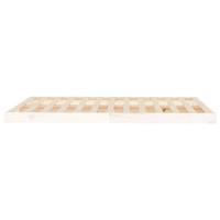 Bedframe massief grenenhout wit 120x190 cm 4FT Small Double - thumbnail