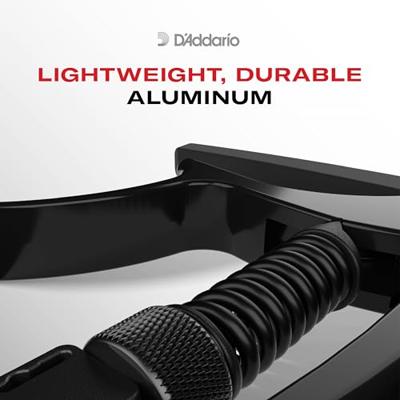 D&apos;Addario CP09 NS Tri-Action capodaster zwart