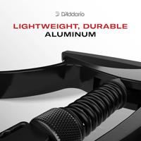 D&apos;Addario CP09 NS Tri-Action capodaster zwart - thumbnail