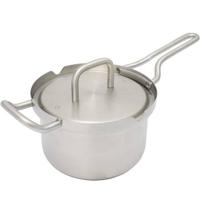 Q-linair Master steelpan 16 cm met deksel - thumbnail