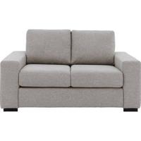 Goossens Bank Lucca grijs, stof, 2-zits, stijlvol landelijk - thumbnail