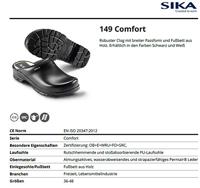 Sika 149 Comfort Klomp Open Hak OB | Zwart | Maat 42 - 16.089.027.42 - thumbnail
