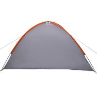 Tent met dak Grijs en oranje Large Polyester en glasvezel - thumbnail